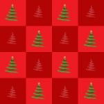 Christmas Seamless Pattern Stock Photo