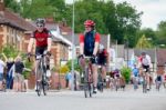 Cyclists Participating In The Velethon Cycling Event In Cardiff Stock Photo