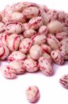 Borlotti Beans Stock Photo