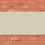 Brick Wall Represents Empty Space And Backdrop Stock Photo