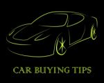 Car Buying Tips Shows Hints Advice And Ideas Stock Photo