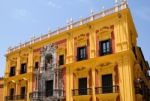 Malaga, Andalucia/spain - July 5 : Baroque Bishop's Palace Desig Stock Photo