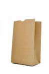 Brown Paper Bag Stock Photo