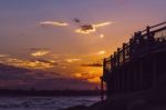 Kings Beach In The Sunshine Coast, Queensland Stock Photo