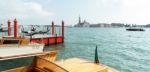 View To Isola Di San Giorgio Maggiore Venice Stock Photo