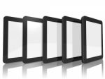 Group Of Tablet Computers Stock Photo