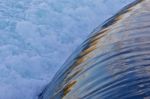 Beautiful Isolated Image Of Small Waterfalls Close To The Amazing Niagara Falls Stock Photo