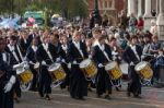 Christ's Hospital Horsham Drummers Stock Photo