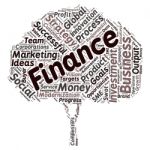 Business & Finance Related Word Cloud Background Stock Photo