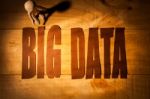 Big Data Concept And 3d White Man Stock Photo