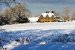 Winter Scene In East Grinstead Stock Photo