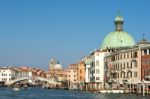 The Grand Canal Venice Stock Photo