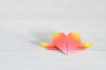 Paper Heart Stock Photo