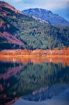 Colorful Landscape Scenery Of Hill Slope And Mountain Stock Photo