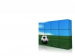 Soccer Cube Stock Photo