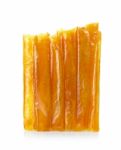 Dried Mango Isolated On The White Background Stock Photo