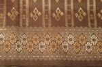 Traditional Thai Fabric Pattern Stock Photo