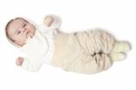 Baby Boy Dressed Stock Photo