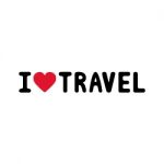 I Love Travel2 Stock Photo