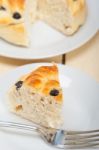 Blueberry Bread Cake Dessert Stock Photo