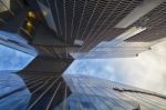 Modern Buildings In The Downtown Stock Photo