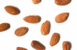 Sweet Almond Drupes Stock Photo