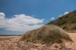 Isolated Beach Stock Photo