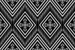 Geometric Ethnic Pattern  Design For Background Or Wallpaper Stock Photo