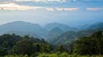 Sunrise At Doi Ang Khang In Chiang Mai Province Of Thailand Stock Photo