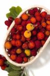 Strawberry Tree (arbutus Unedo) Fruit Stock Photo