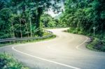 Snake Curved Road Stock Photo