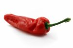 Red Ramiro Pepper Stock Photo