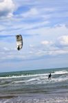 Kite Surfer Stock Photo