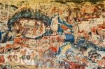 Over 300 Year Old Mural Paintings In Thailand Stock Photo