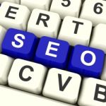 Seo Keys For Internet Optimization Stock Photo