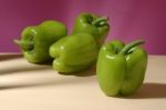 Green Pepper Stock Photo