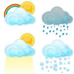 Types Of Weather Stock Photo