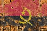 Grunge Flag Of Angola Stock Photo