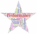 Performance Star Means Theatrical Theaters And Entertainment Stock Photo