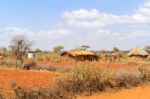 Farmland Landscape In Ethiopia Stock Photo