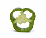 Green Sweet Pepper Stock Photo