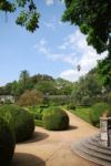 Enchanted Ajuda Garden In Lisbon, Portugal Stock Photo