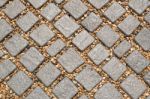 Texture Or Pattern Of Many Stone Walkway Stock Photo