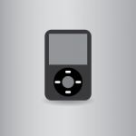 Music Player Flat Icon   Illustration  Stock Photo