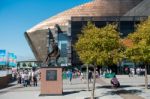 Cardiff/uk - August 27 : Millennium Centre In Cardiff On August Stock Photo