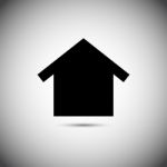 House Icon.  Illustration Stock Photo