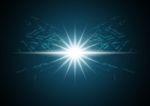 Abstract Light Ray Technology Digital Background,  Illustr Stock Photo