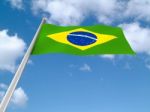 Brazil Flag Stock Photo