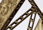 Rusty Metal Structure Stock Photo