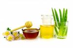 Aloe Vera Hair And Facial Treatment Recipe Stock Photo